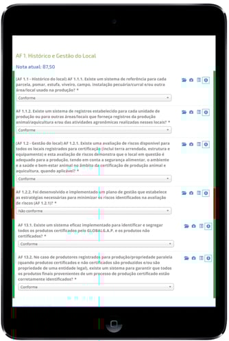 histórico de maiores erros na produção agricola- aplicativo clicq