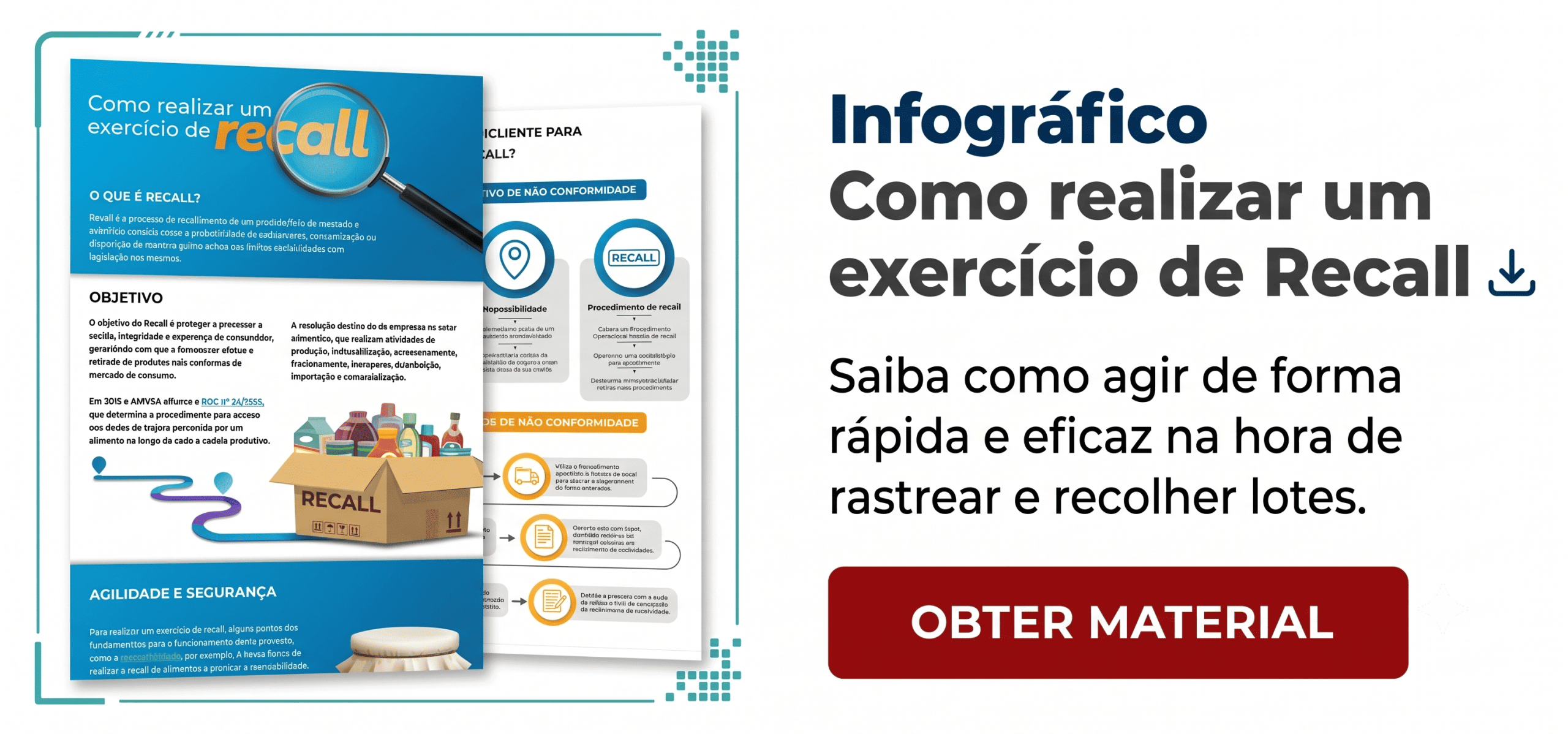 CTA Infográfico - Como realizar um exercício de recall