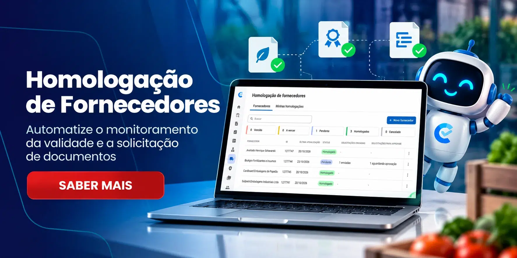 Homologação de Fornecedores